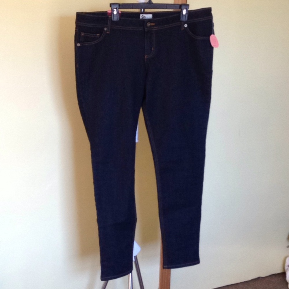 So plus size junior skinny jeans. Price firm.